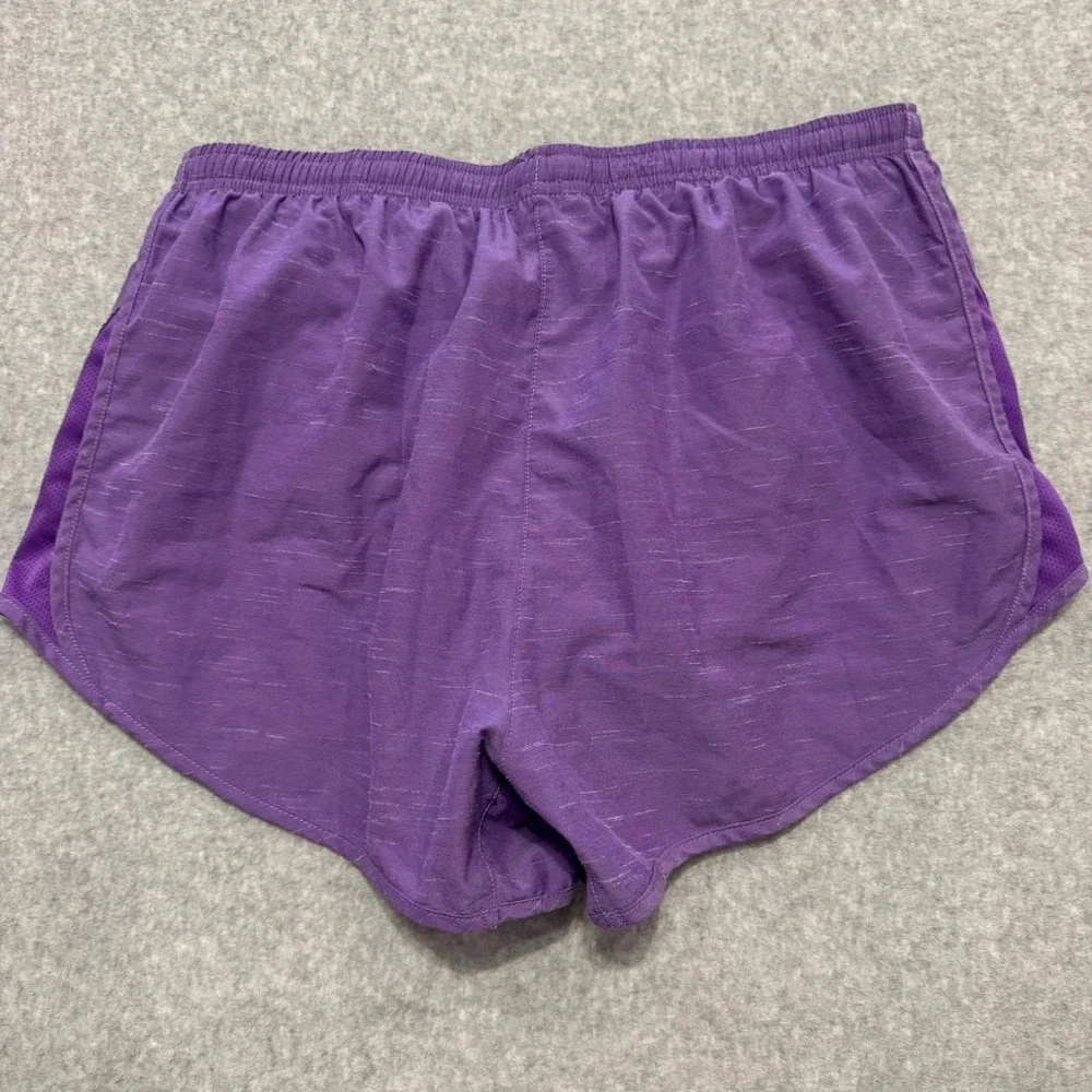 Nike Dri-FIT Womens 3 Inch Running Shorts Purple Heather Large